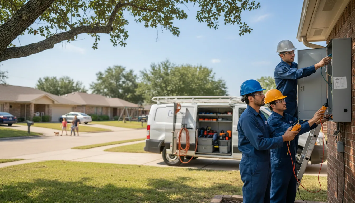 Certified electrician providing emergency electrical services in Kersey, PA